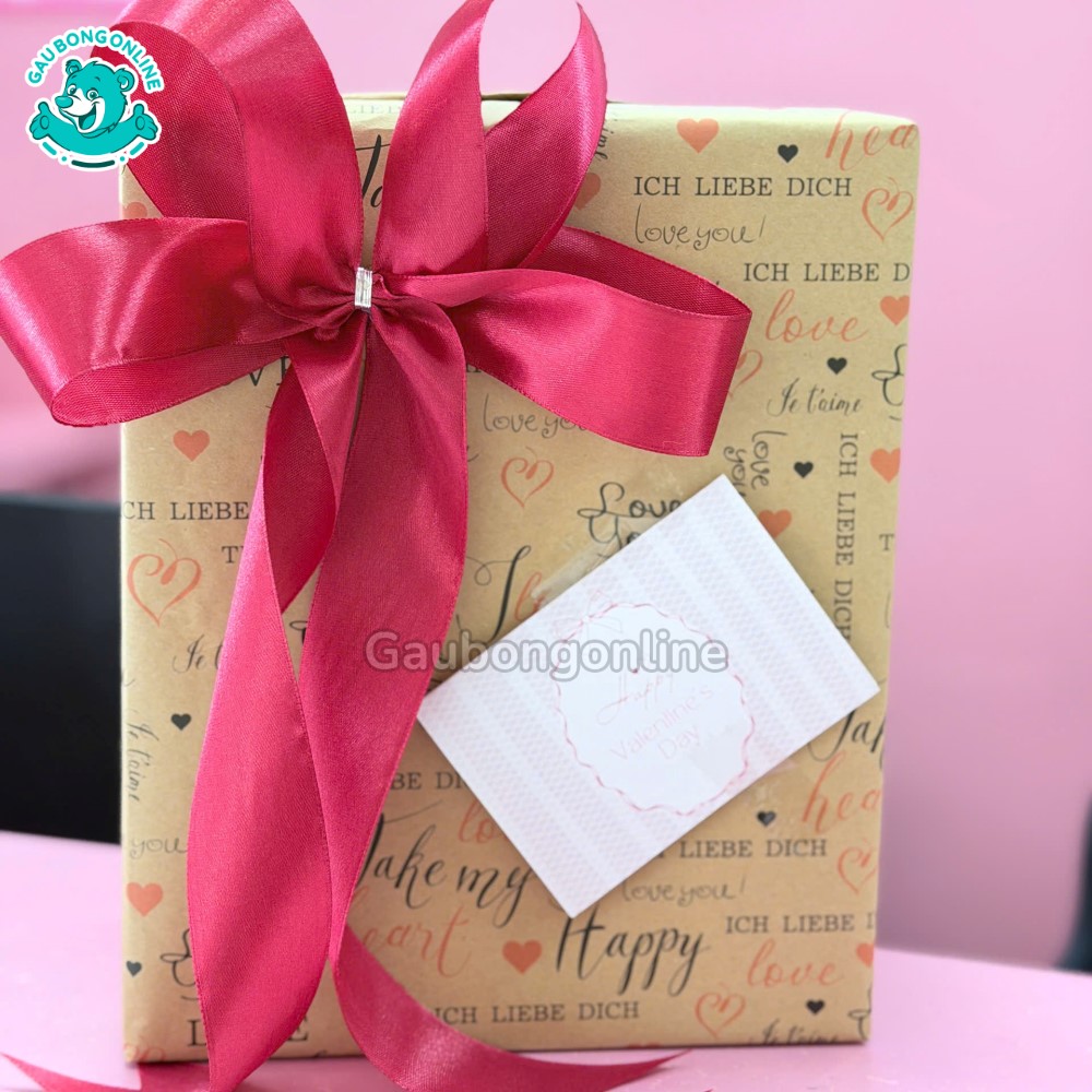 Dịch vụ gói quà tặng thiệp của Gấu bông online