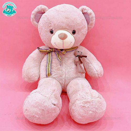 Gấu Bông Teddy Nơ Đính Gấu