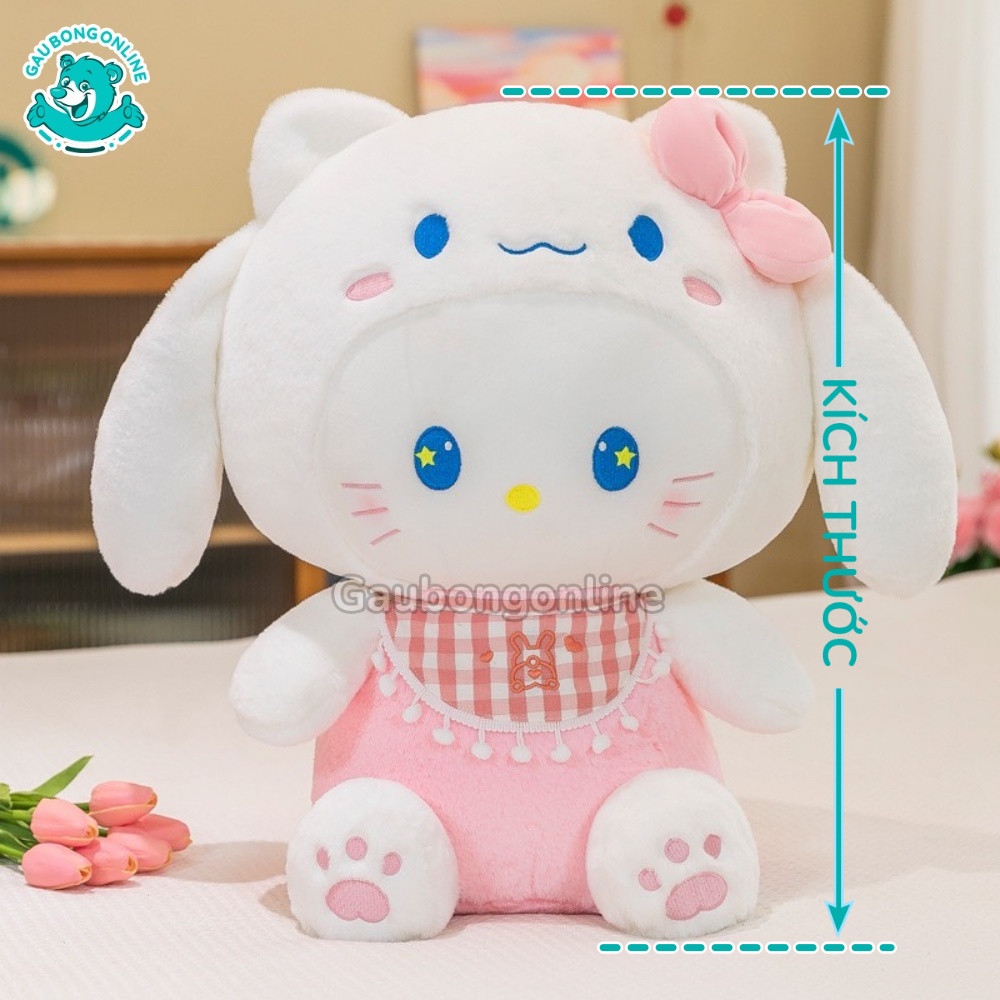 Mèo Bông Hello Kitty Mũ Thỏ Melody 