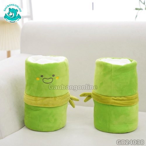 Gấu Trúc Bông Ống Tre