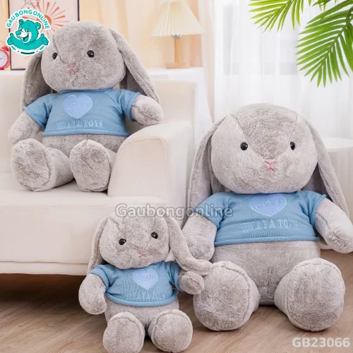 Thỏ bông áo len đa dạng kích thước