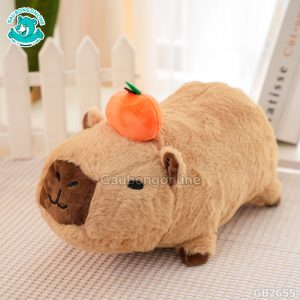 Capybara Nằm Đội Quả Cam đã được bán tại Gấu Bông Online