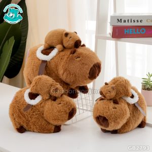 Chuột Capybara Cõng Con Rút Được