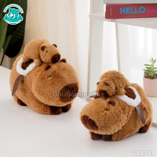 Chuột Capybara Cõng Con Rút Được