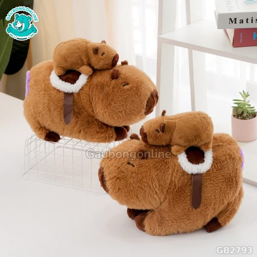 Chuột Capybara Cõng Con Rút Được