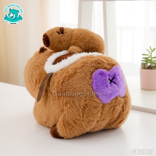 Chuột Capybara Cõng Con Rút Được