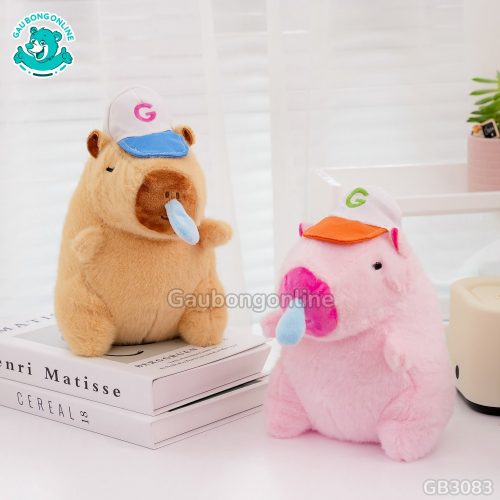 Gấu Bông Capybara Rút Nước Mũi Nhỏ