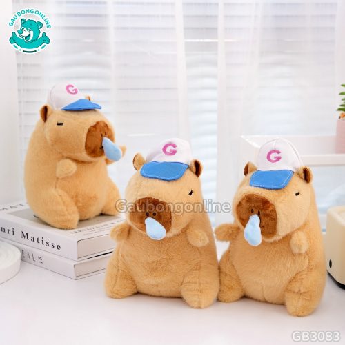 Gấu Bông Capybara Rút Nước Mũi Nhỏ