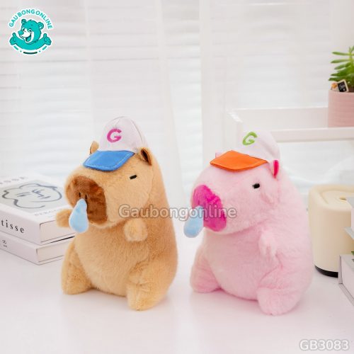 Gấu Bông Capybara Rút Nước Mũi Nhỏ