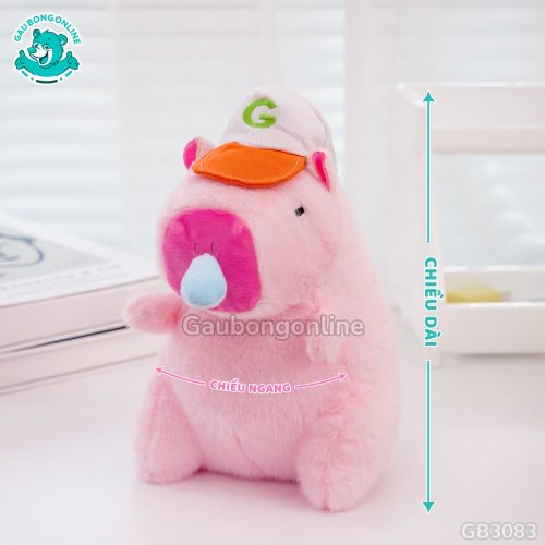 Cách Đo Kích Thước Của Gấu Bông Capybara Rút Nước Mũi Nhỏ