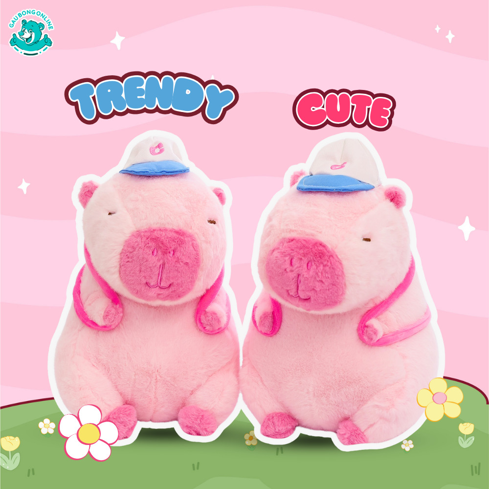 Mẫu Capybara trendy được nhiều bạn trẻ yêu thích