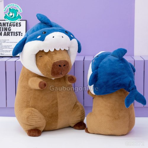 Gấu Bông Capybara Cosplay Cá Mập