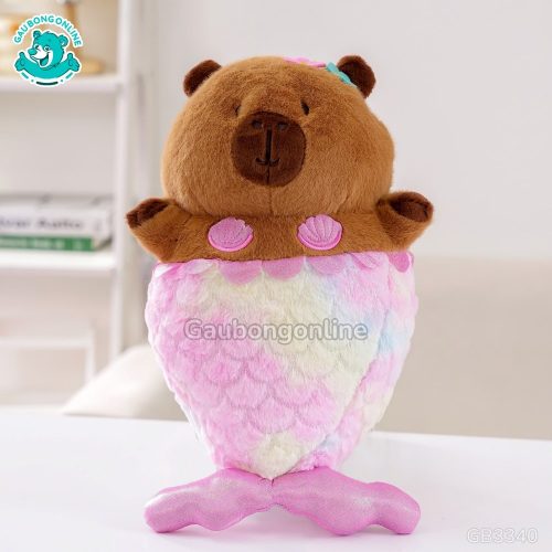 Gấu Bông Capybara Tiên Cá