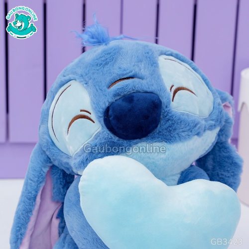 Gấu Bông Stitch Ôm Tim