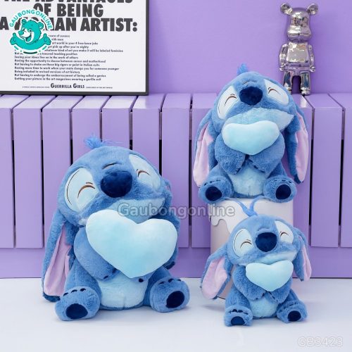 Gấu Bông Stitch Ôm Tim