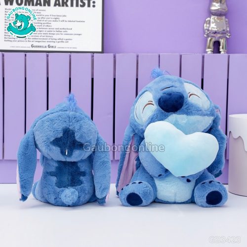 Gấu Bông Stitch Ôm Tim