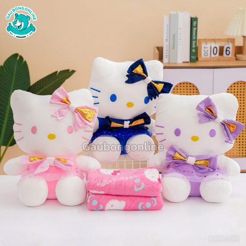 Gối Chăn Mền Kitty Váy Sao