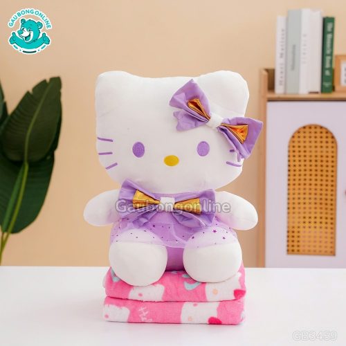 Gối Chăn Mền Kitty Váy Sao