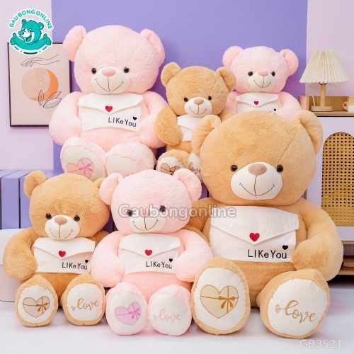 Gấu Bông Teddy Cầm Phong Thư