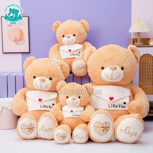 Gấu Bông Teddy Cầm Phong Thư