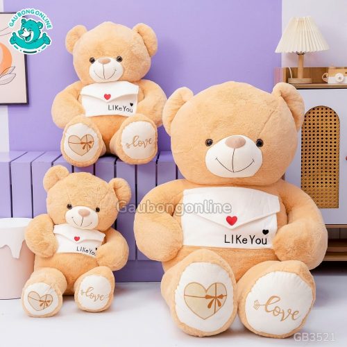 Gấu Bông Teddy Cầm Phong Thư