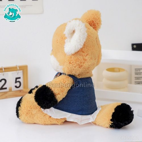 Bộ Thú Bông Yếm Váy – Cáo Cam