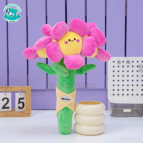 Bó Hoa Bông Mặt Cười hồng đậm