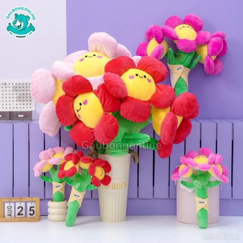 Bó Hoa Bông Mặt Cười làm quà tặng độc đáo
