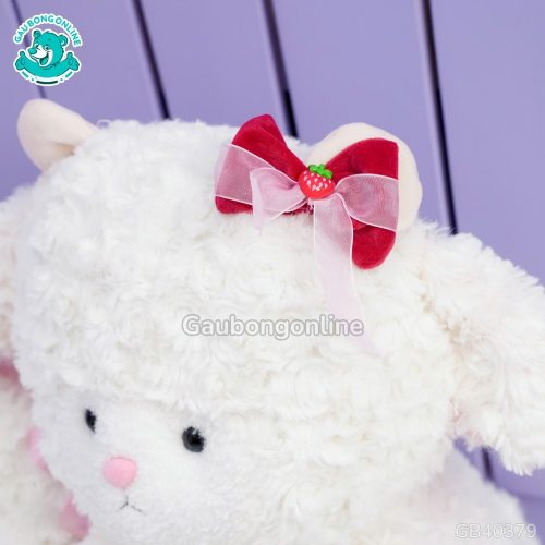 Cừu Bông Trắng Ôm Bánh siêu cute