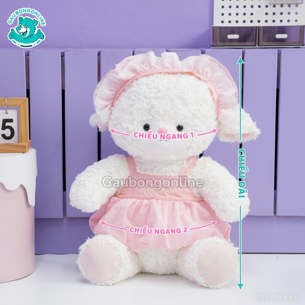 Cách đo kích thước của Cừu Bông Yếm Mũ Bèo