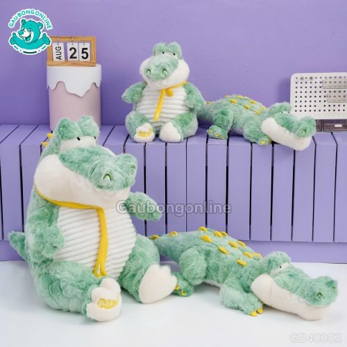 Gấu Bông Cá Sấu Đeo Cà Vạt đáng iu