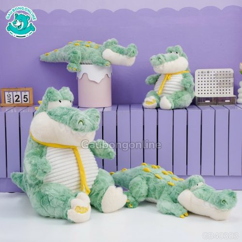 Gấu Bông Cá Sấu Đeo Cà Vạt xinh xắn