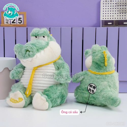 Gấu Bông Cá Sấu Đeo Cà Vạt độc đáo
