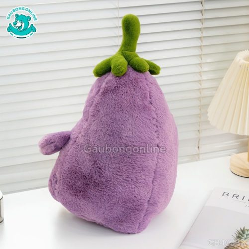 Gấu Bông Cánh Cụt Cà Tím đường may tỉ mỉ chắc chắn