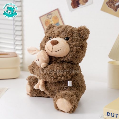 Gấu Bông Lazy Ôm Thỏ xinh xắn