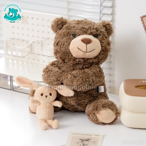 Gấu Bông Lazy Ôm Thỏ có thể tách rời