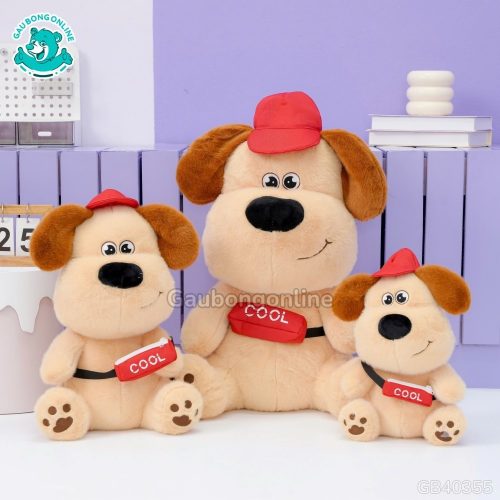 Gấu Bông Puppy Đeo Túi Cool