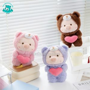 Heo Lulu Cosplay Ôm Tim đã được bán tại Gấu Bông Online