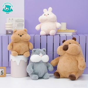 Thú Bông Má Bự Lông Thỏ