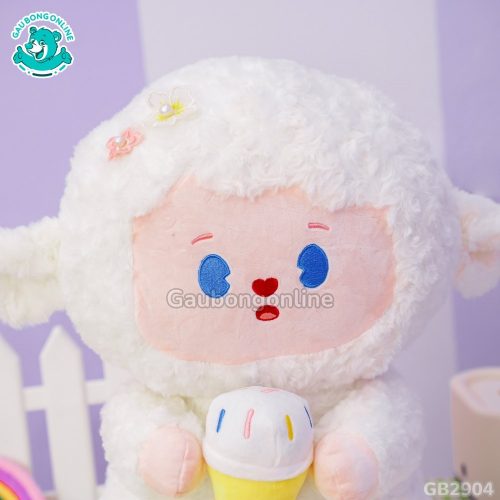 Cừu Xù Ôm Kem dễ thương