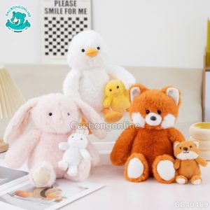 Bộ Thú Bông Mẹ Con đã được bán tại Gấu Bông Online