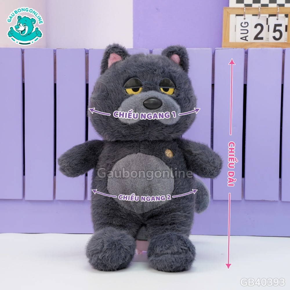 Bộ Thú Bông Cảm Xúc – Mèo Đen