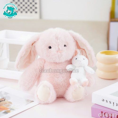 Bộ Thú Bông Mẹ Con – Thỏ