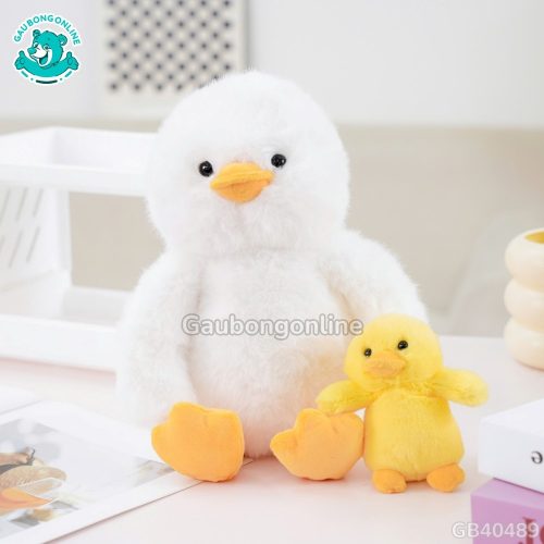 Bộ Thú Bông Mẹ Con – Vịt