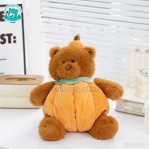 Bộ Thú Bông Trái Cây – Gấu Bí Ngô