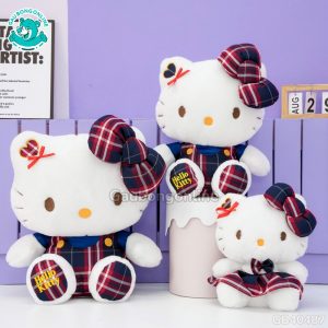 Gấu Bông Hello Kitty Yếm Váy Caro đã được bán tại Gấu Bông Online