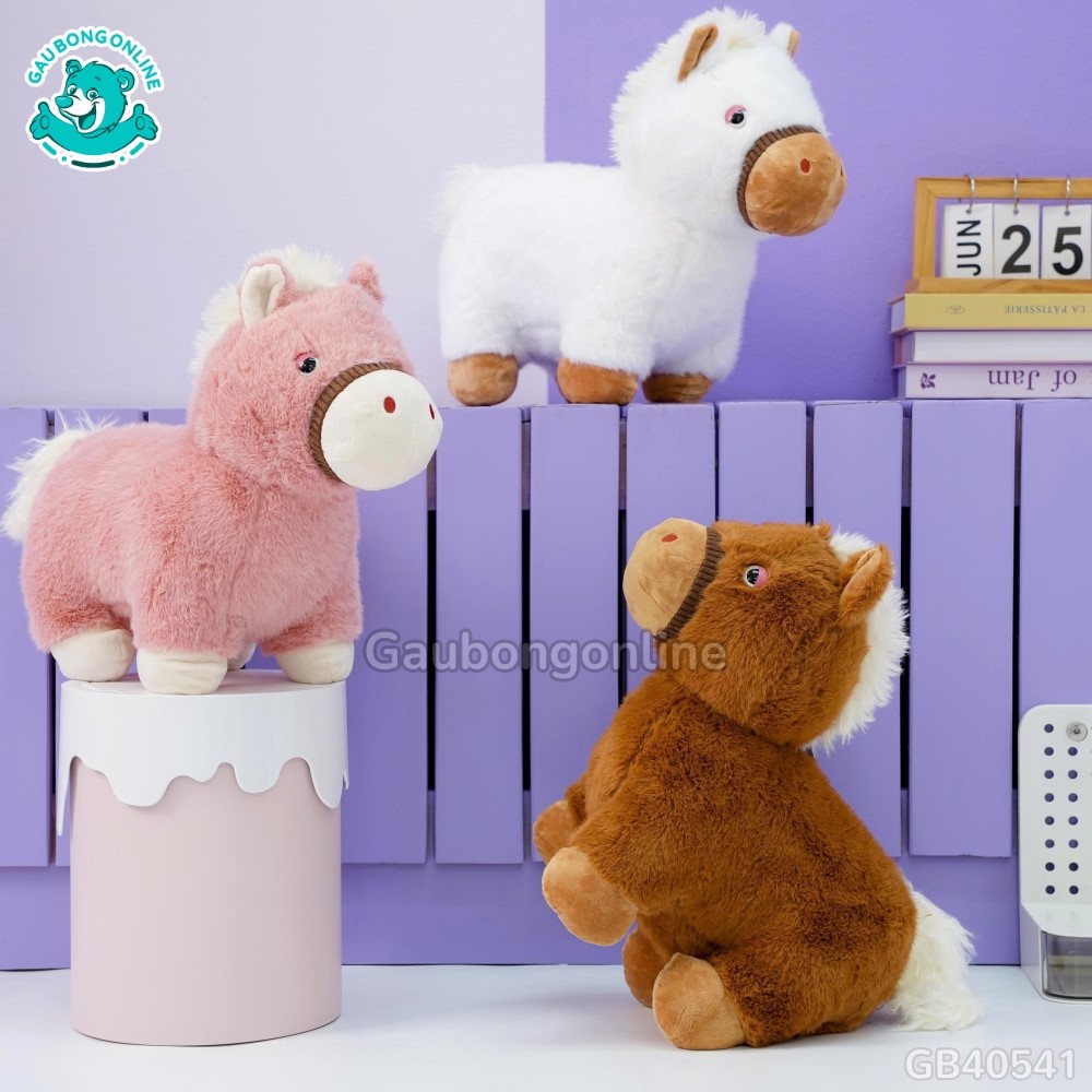 Gấu Bông Ngựa Baby Lông Thỏ