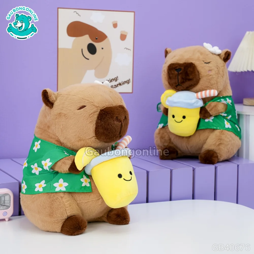Gấu Bông Capybara Lemonade