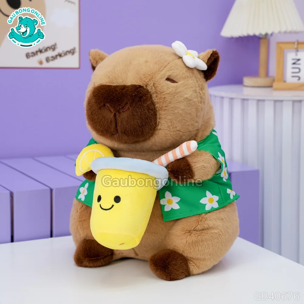 Gấu Bông Capybara Lemonade