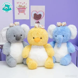 Thú Bông Đội Nơ Hoa